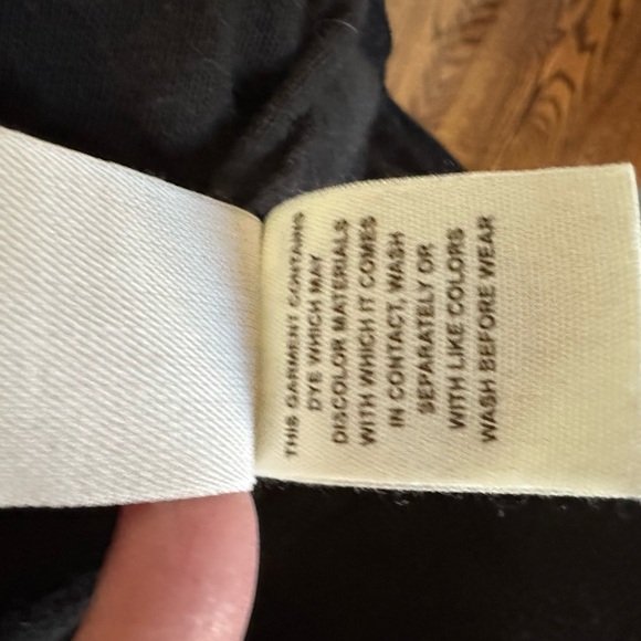 Free People Drape Front Coated Jacket Black ladies size 12 - Picture 8 of 13